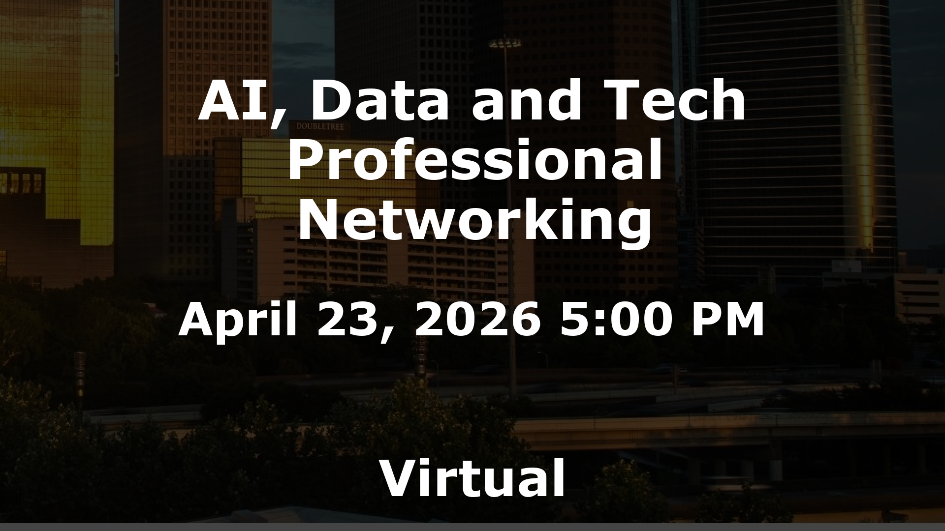 AI, Data and Tech Professional Networking event image